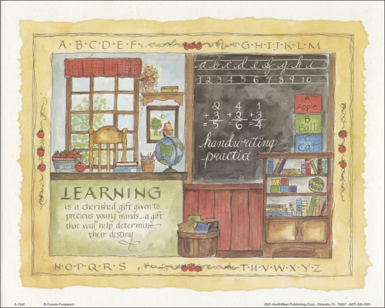 Learning 3D Paper Tole Craft Kit Size 8x10 8-1340