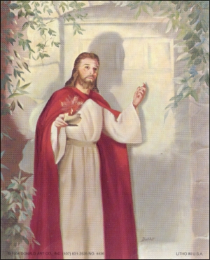 Jesus Knocking At The Door Mini Art Prints 4x5 4436