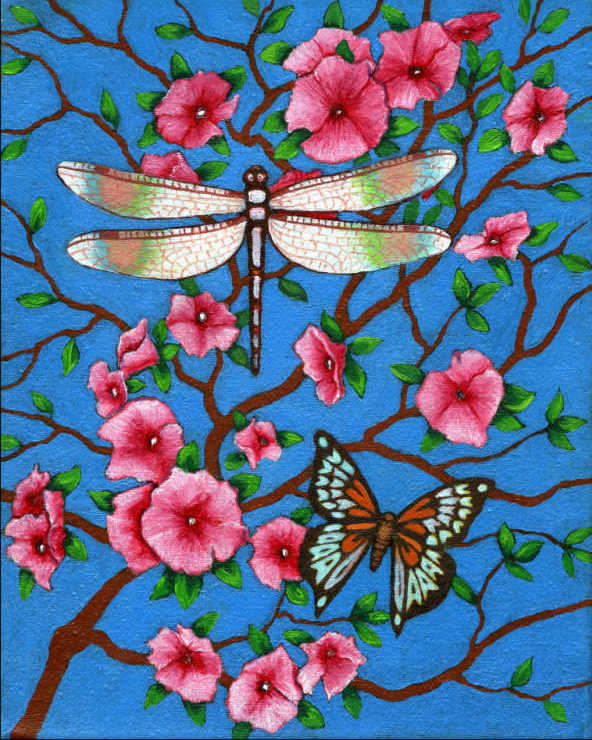 Dragon Fly VIII Art Print Size 8x10 By JMW Chrzanoska 52078 dragon-fly-viii-art-print-size-8x10-by-jmw-chrzanoska-52078