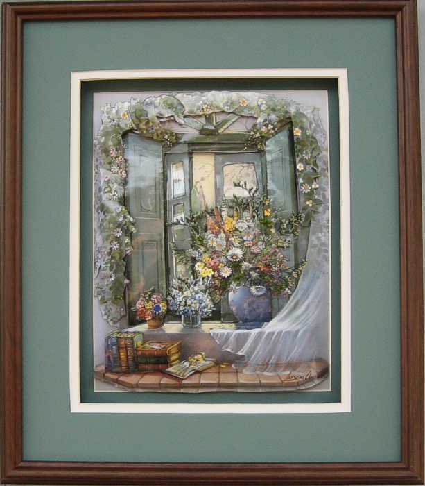 Magnolias I Paper Tole 3D Kit 8x10 by DSC