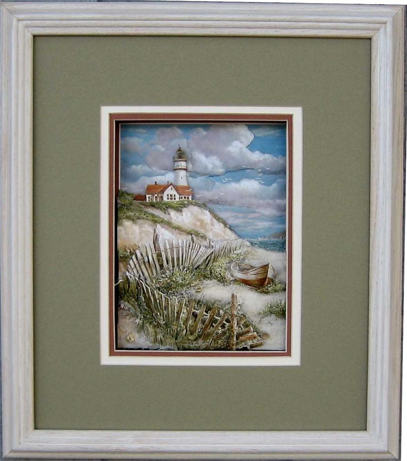 Oak Shadow Box White Wash Oak Frame Size 20x24 For 16x20