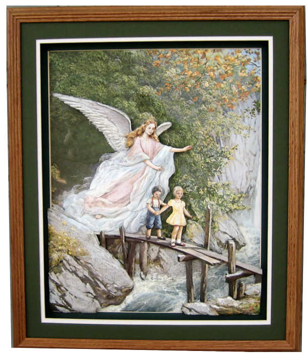 Guardian Angel Print size 8x10 3970