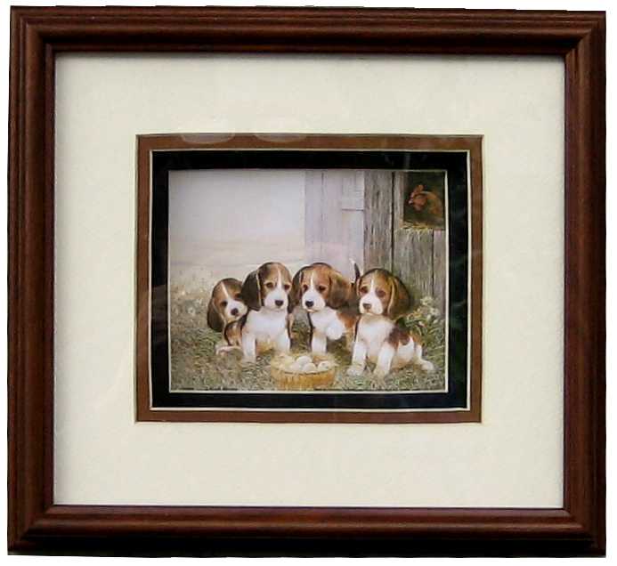 Dog First Peep Pups Print 5x7 by Ruane Manning 58058