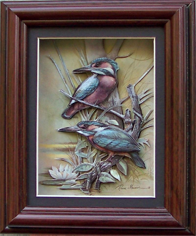 Special Shadow Box Frame Sb1016 Mahogany Size 5x6 With
