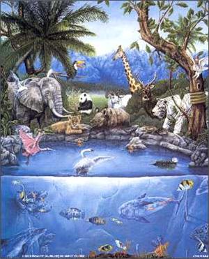 Garden of Eden Art Print size 16x20 51826